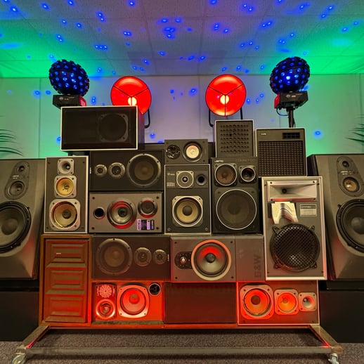 DJ Booth speakers Mood Managers