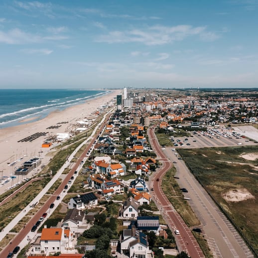 HEADER Zandvoort Marketing _ Zanvoort van zuid naar noord drone