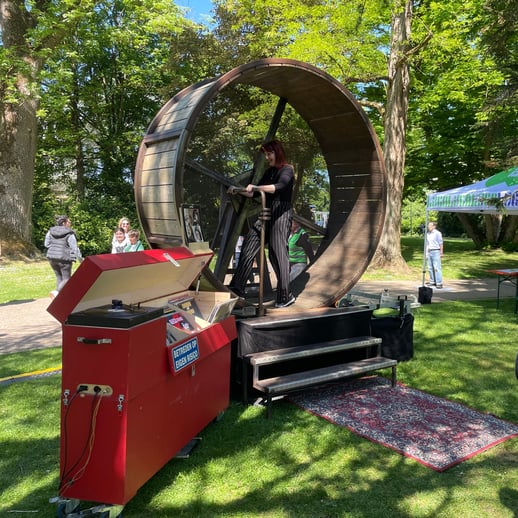 Het Hamsterrad in beweging